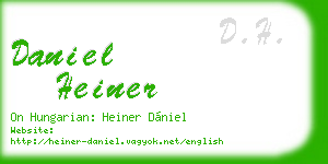 daniel heiner business card